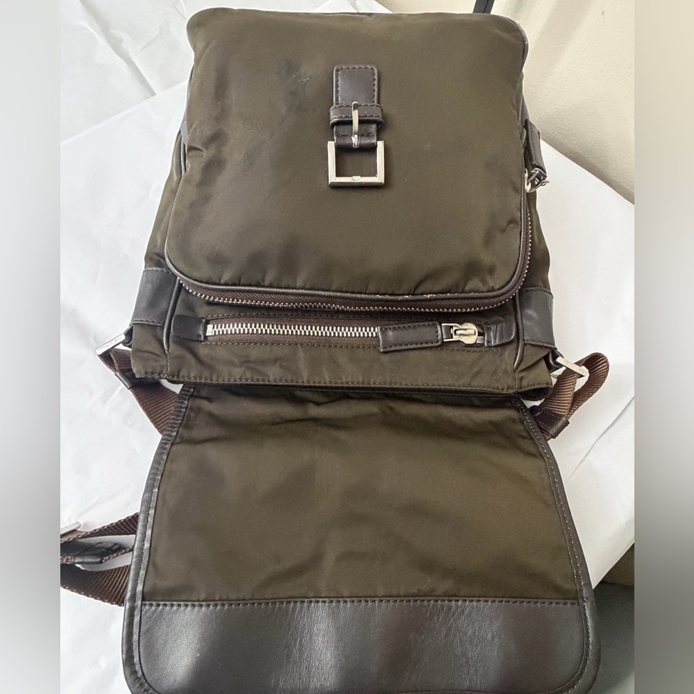 Prada Dark Brown Men's Messenger Bag - Picture 8 of 13